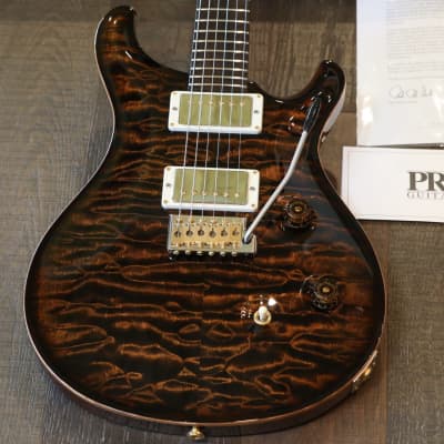 MINTY! 2013 PRS Private Stock #4198 Custom 24 Quilted Bronze Smoke Burst w/ Solid Brazilian Neck + OHSC image 2