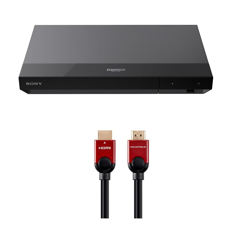 Sony UBP-X700 4K Ultra HD Blu-ray Player with Dolby Vision with 6 ft. High  Speed HDMI Cable | Reverb