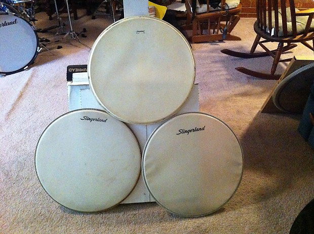 Slingerland bass drum head outlet