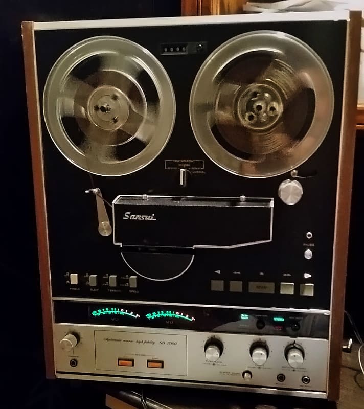 Sansui SD-7000 Reel to Reel 4-Track, 2-Chanel Tape Player Recorder