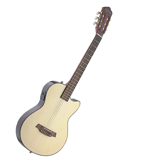 Angel Lopez EC3000CN Solid Body Cutaway Mahogany Neck 6-String Acoustic-Electric Classical Guitar image 1