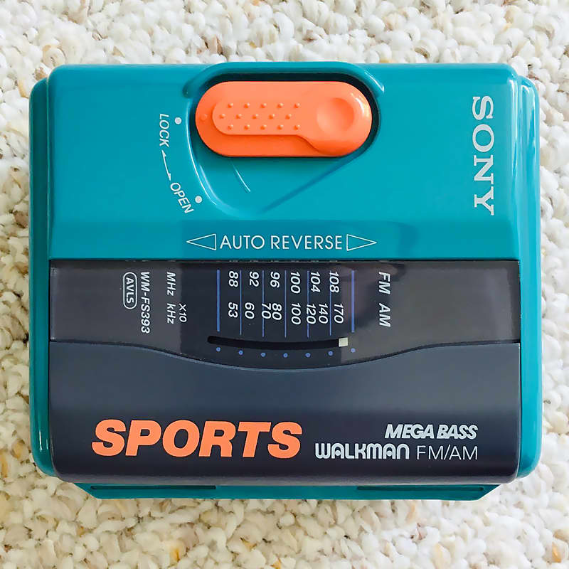 Sony WM-FS393 [COLLECTIBLE] Walkman Cassette Player, Awesome Green