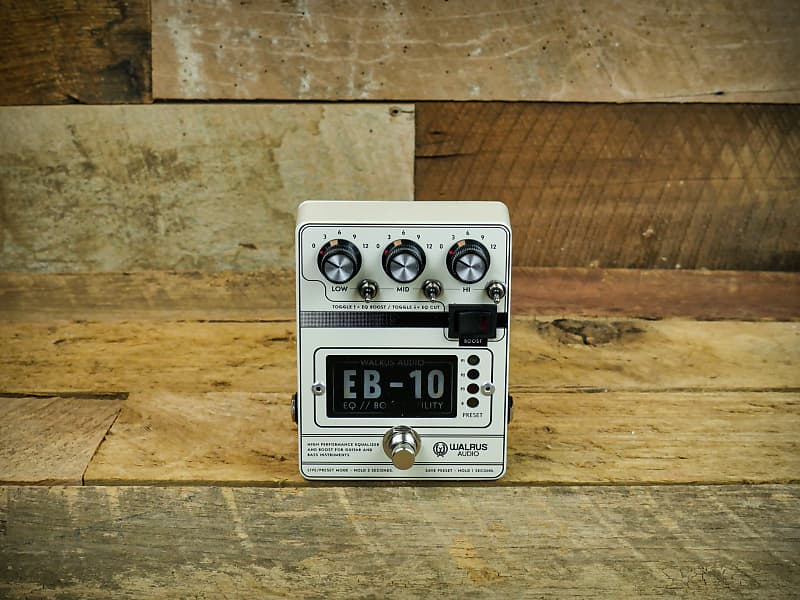 Walrus Audio EB-10 Preamp/EQ/Boost Pedal 2020 - Cream image 1