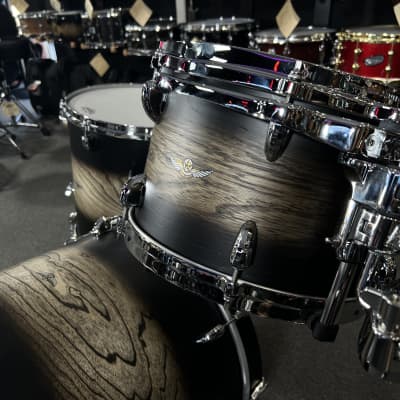 Tama Star Walnut 6pc Satin Black Japanese Sen Burst Open Box