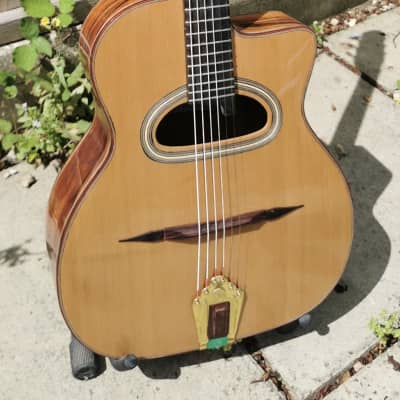 Gypsy jazz Meredith guitars Grande bouche 2022 - Natural for sale