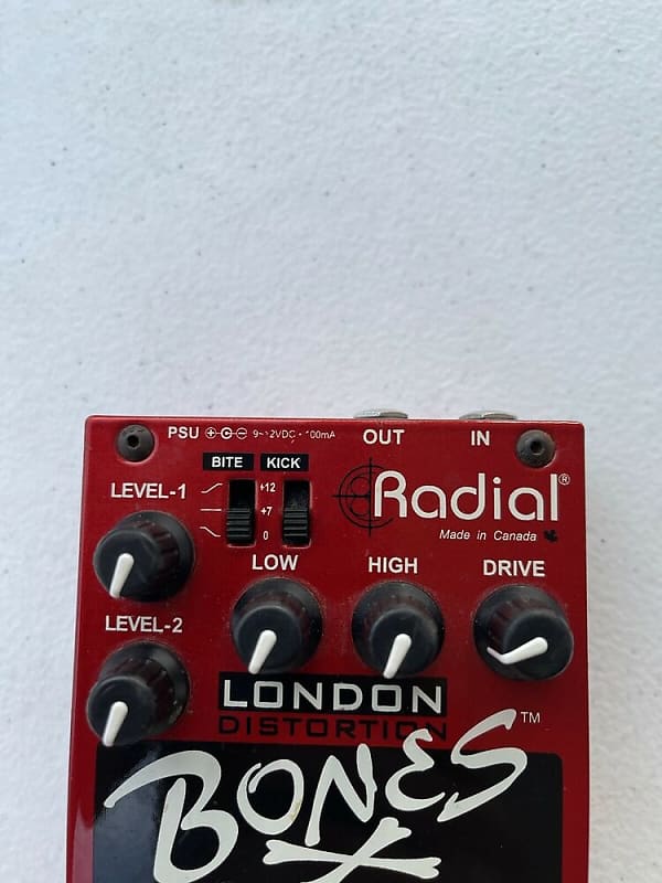 ギター TONEBONE BONES LONDON Radial Engineering Tonebone Bones London Distortion Guitar