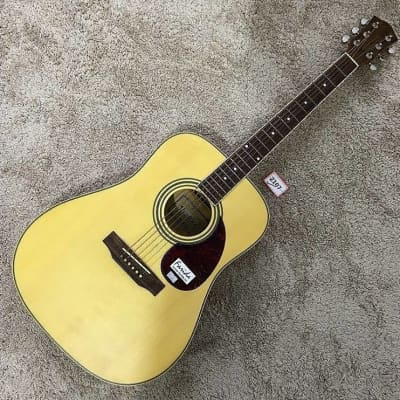 41 Inch Acoustic Guitar Solid Spruce Top Matte, Maple Neck, Rosewood Fingerboard image 1