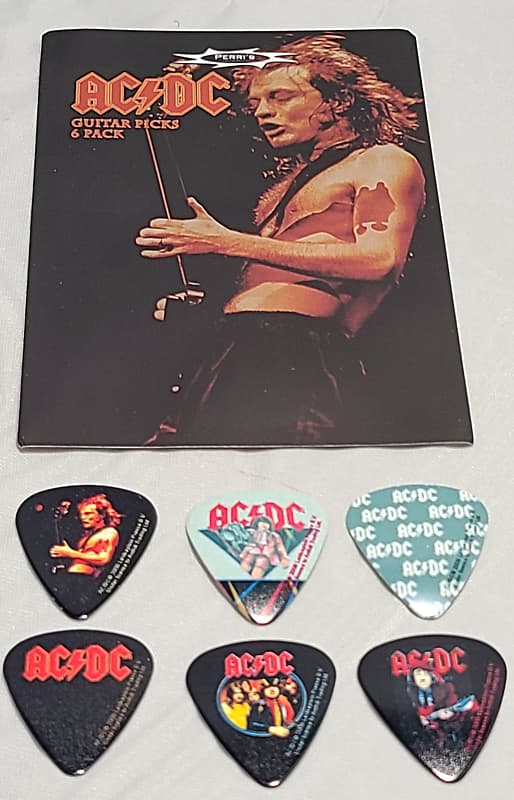 AC/DC and Motley Crue guitar picks collectors 12 pack | Reverb