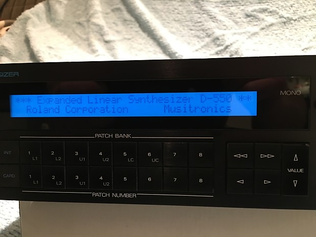 Roland D-550 Linear Synthesizer with Musitronics Expansion
