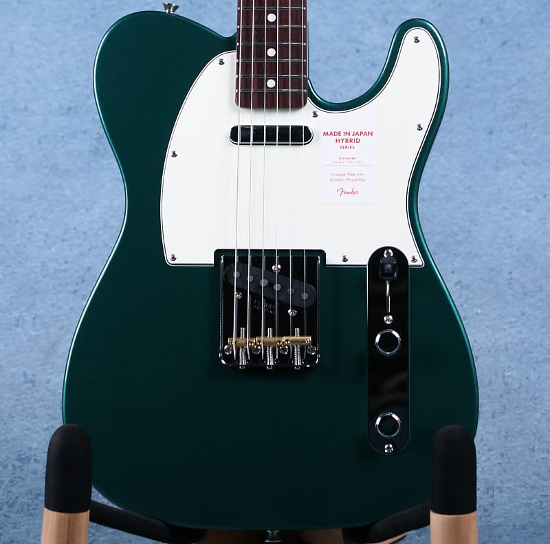 Fender Made In Japan Hybrid 60s Telecaster Sherwood Green Metallic Electric Guitar - JD21002880 image 1