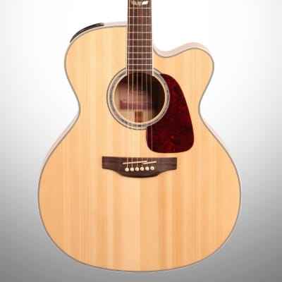 Takamine GJ72CE Jumbo Acoustic-Electric Guitar, Natural image 1