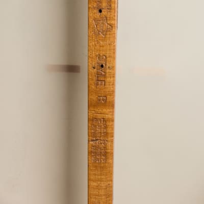 Fairbanks/Vega  Whyte Laydie Style R Conversion 5 String Banjo (1920), ser. #44339, tweed hard shell case. image 13