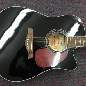 Giannini-Dreadnought Acoustic Guitar-GF-1R CEQ BK-New-Includes Shop Setup! image 3