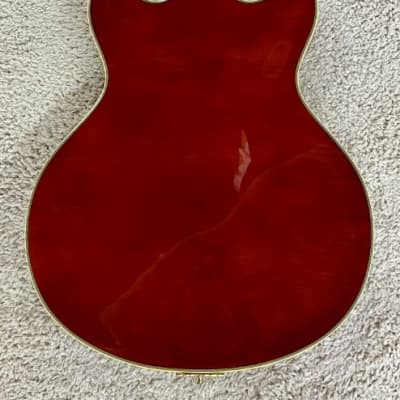 D'Angelico Excel DC Semi-Hollow Viola Finish Electric Guitar w/Case DAEDCVIOGS image 4