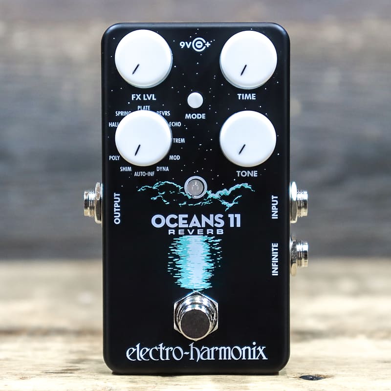 Electro-Harmonix Oceans 11 Reverb 11-Different Reverb Type Compact Effect  Pedal