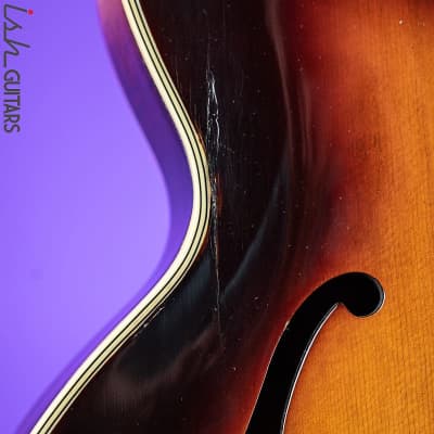 1940 D’Angelico Style B ArchTop Tobacco Burst image 11