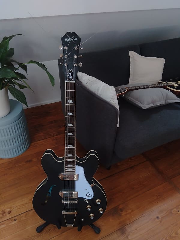 Epiphone Casino Worn 2020 - Present Worn Ebony | Reverb Finland