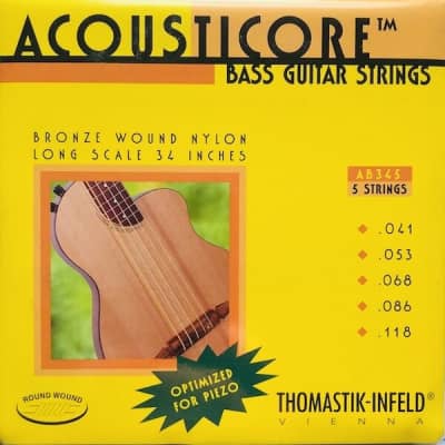 Thomastik Infeld Acousticore Bass Strings; gauges 41-118 image 1