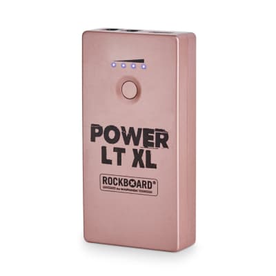 RockBoard Power LT XL Rechargeable Guitar Effects Pedal Power Station, Rose Gold image 2