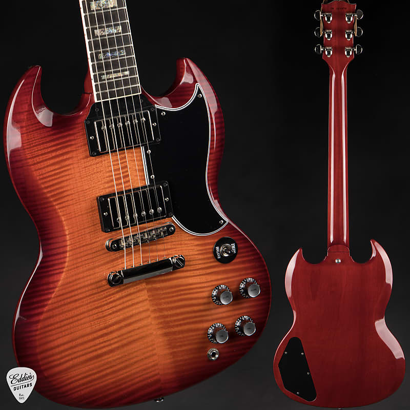 Gibson Custom Shop PSL SG Custom Figured Top Firemist image 1