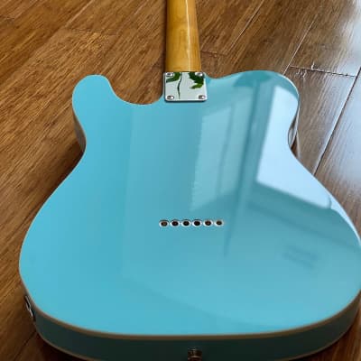 Fender Telecaster 1962 Custom Reissue Rare Domestic Finish 2017 Daphne Blue MIJ Japan image 4