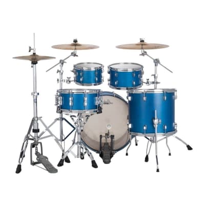Ludwig Neusonic Rapid MOD2 4pc Drum Set Satin Royal Blue image 3