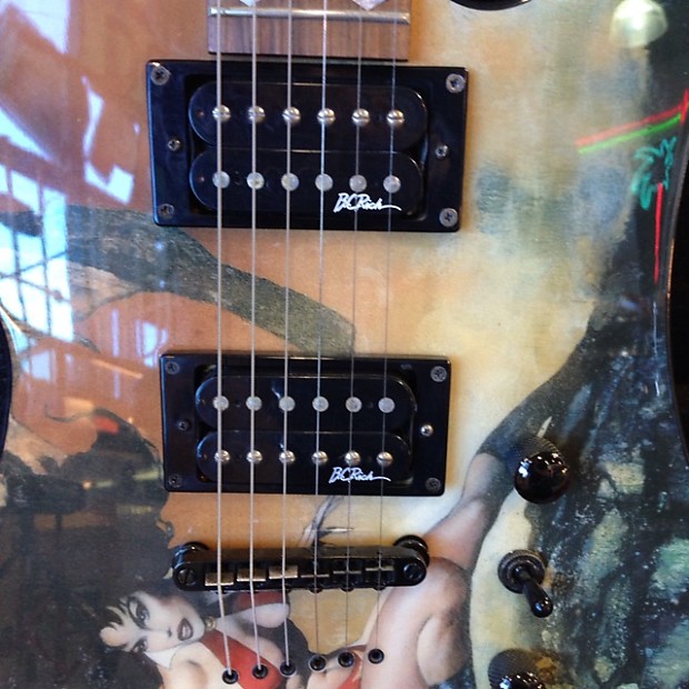 BC rich Mockingbird 2003 Body art collection vampirella | Reverb