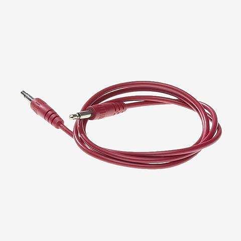 ALM-PC001x30 Pack of 5 x 30cm 3.5mm patch cables - RED image 1