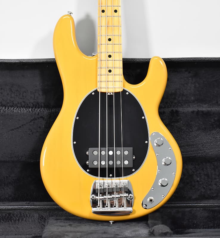 2016 Ernie Ball Music Man StingRay Old Smoothie Butterscotch Finish Electric Bass Guitar w/HSC image 2