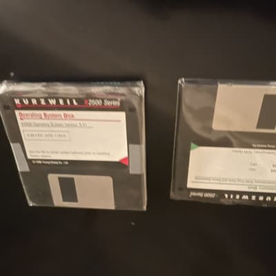 Kurzweil Kurzweil K2500 Update Revision Of operating Software And Sound Collection Floppy Discs 2000 image 7