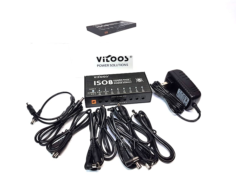 Vitoos ISO8 パワーサプライ VITOOS ISO8 Compact Size Guitar Effects Power Supply Power