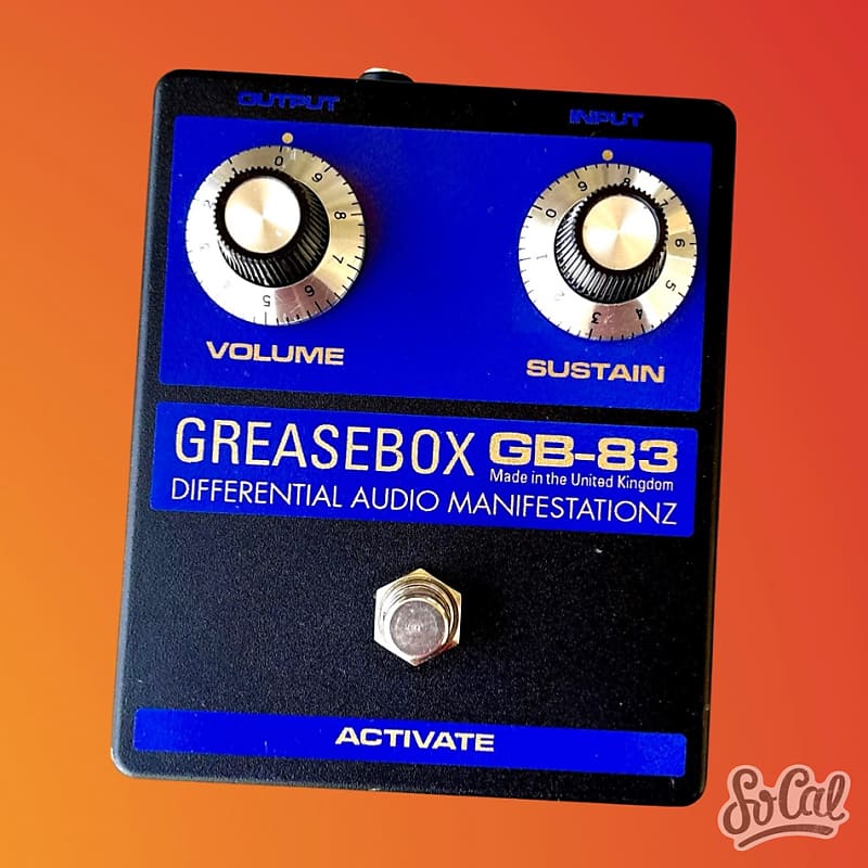 D*A*M GB-83 Greasebox Fuzz (2012) “Black/Blue”