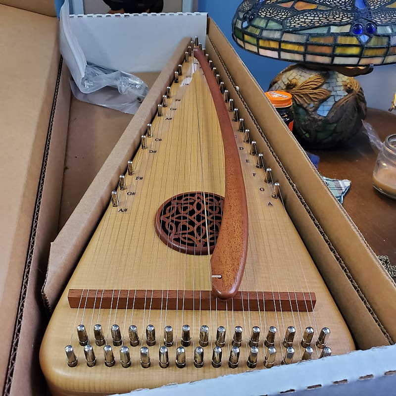 Unicorn Strings Psaltery Natural wood Reverb