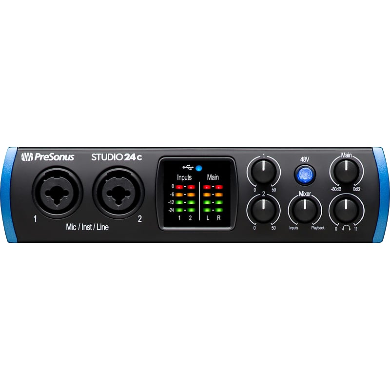 Presonus Studio 24C USB-C Audio/MIDI interface image 1
