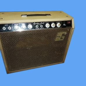 Guyatone GA-620 1960's Rare Blonde Sparkle Tolex, no speaker, completely serviced and functional image 2