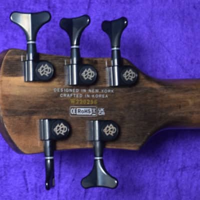 Spector NS Ethos 5, Super Faded Black w/ Rosewood image 4
