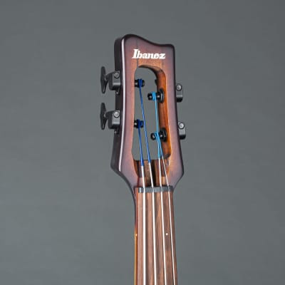 Ibanez Bass Workshop UB804-MOB Upswing Mahogany Oil Burst - Electric Contrabass image 4