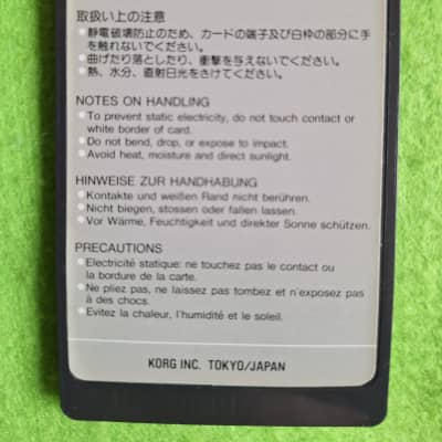 Korg DDC ROM Cards (8 x) for DDD-1 and DDD-5 - PRICE IS PER CARD ! image 2