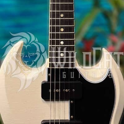 Gibson Custom 1963 SG Special Reissue Murphy Lab Light Aged Polaris White 404253 image 5