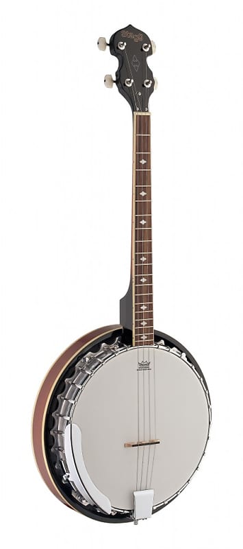 Stagg 4-string Bluegrass Banjo Deluxe w/ metal pot image 1