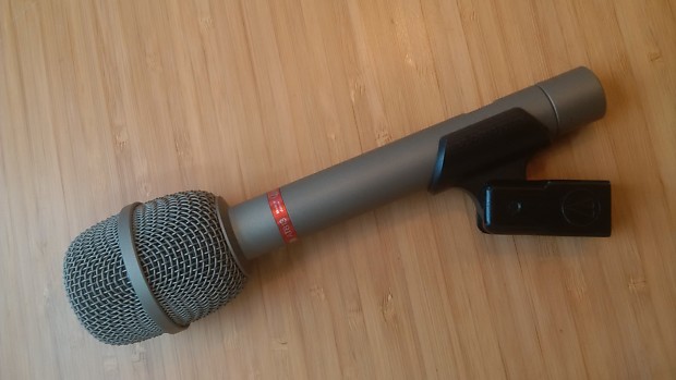 Audio Technica AT813 handheld condenser cardioid micophone with clip AT SDC mic image 1