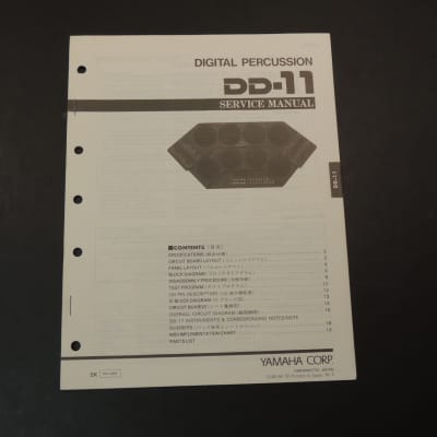Yamaha DD-11 Service Manual [Three Wave Music]