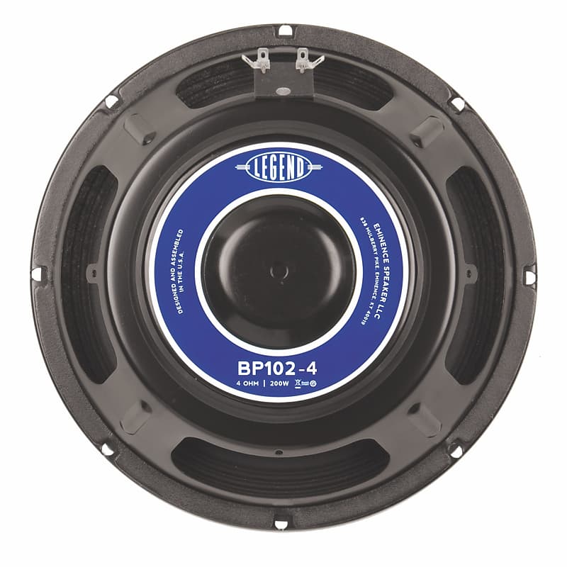 Eminence Legend BP 102-4 Bass Speaker (10 Inch, 200 Watts, 4 Ohms) image 1