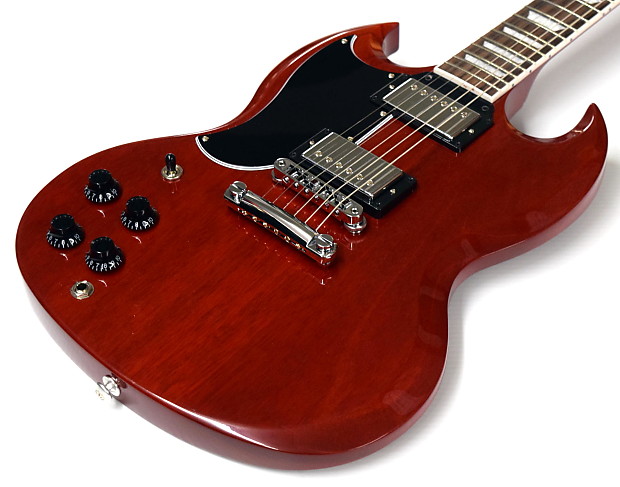 Lightly Used Gibson SG Standard Left Handed 2017 Herritage Cherry