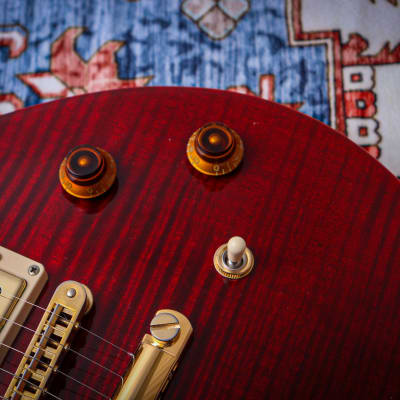 GIBSON USA Les Paul Standard Double Cutaway Plus "Trans Red + Rosewood" (2005) image 8