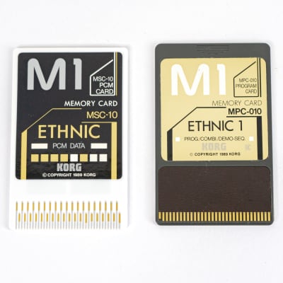 Korg MSC-10 / MPC-010 Ethnic 1 - Sound Card Set for Korg M1 Series