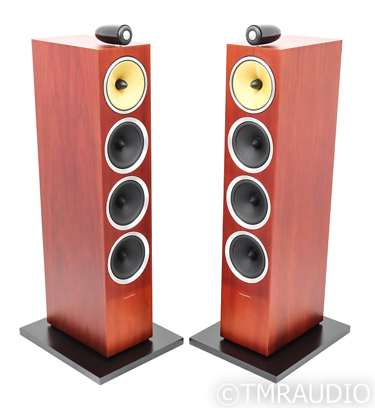 B&W CM10 S2 Floorstanding Speakers; Rosewood Pair image 1