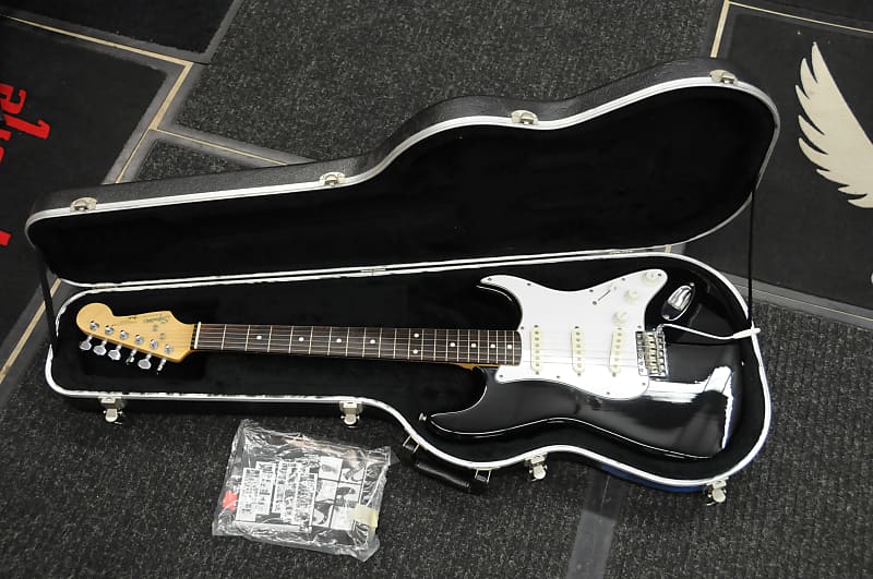 Squier by Fender Stratocaster 1984-1987 - Black W/Original Case image 1