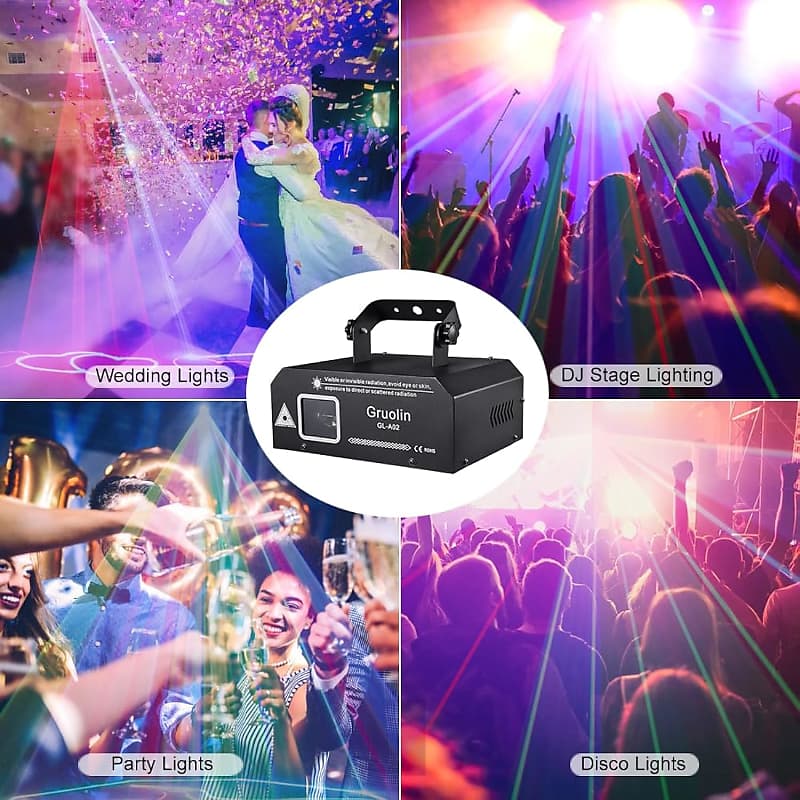  KEAIDE DJ Laser Light for Party, Professional 3D Animation  Stage Laser Show Projector - Sound Activated, RGB, Beam Effect, DMX512 -  Perfect for Indoor, Disco, Karaoke, KTV, Bar, Nightclub : Musical  Instruments