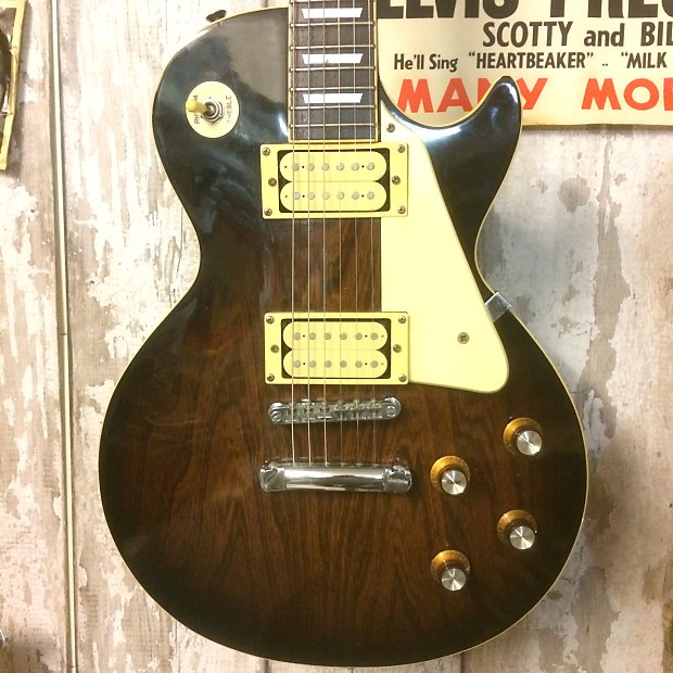 Vintage Rockwood by Hohner LX250G Rosewood Burst Les Paul type Electric Guitar Giftable